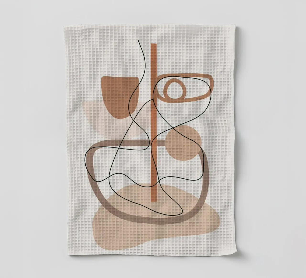 Abstract Line Movement I paño de cocina de cityart