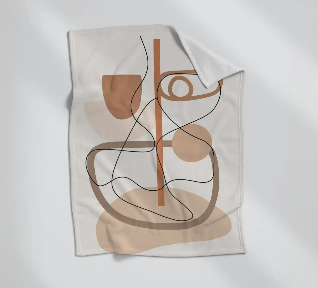 Abstract Line Movement I coperta in pile da cityart