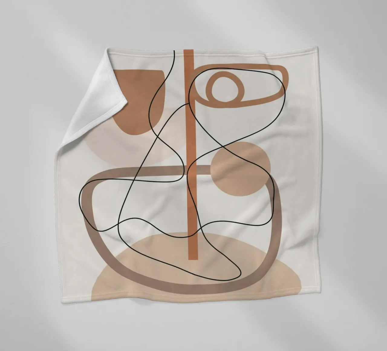 Abstract Line Movement I coperta in pile da cityart