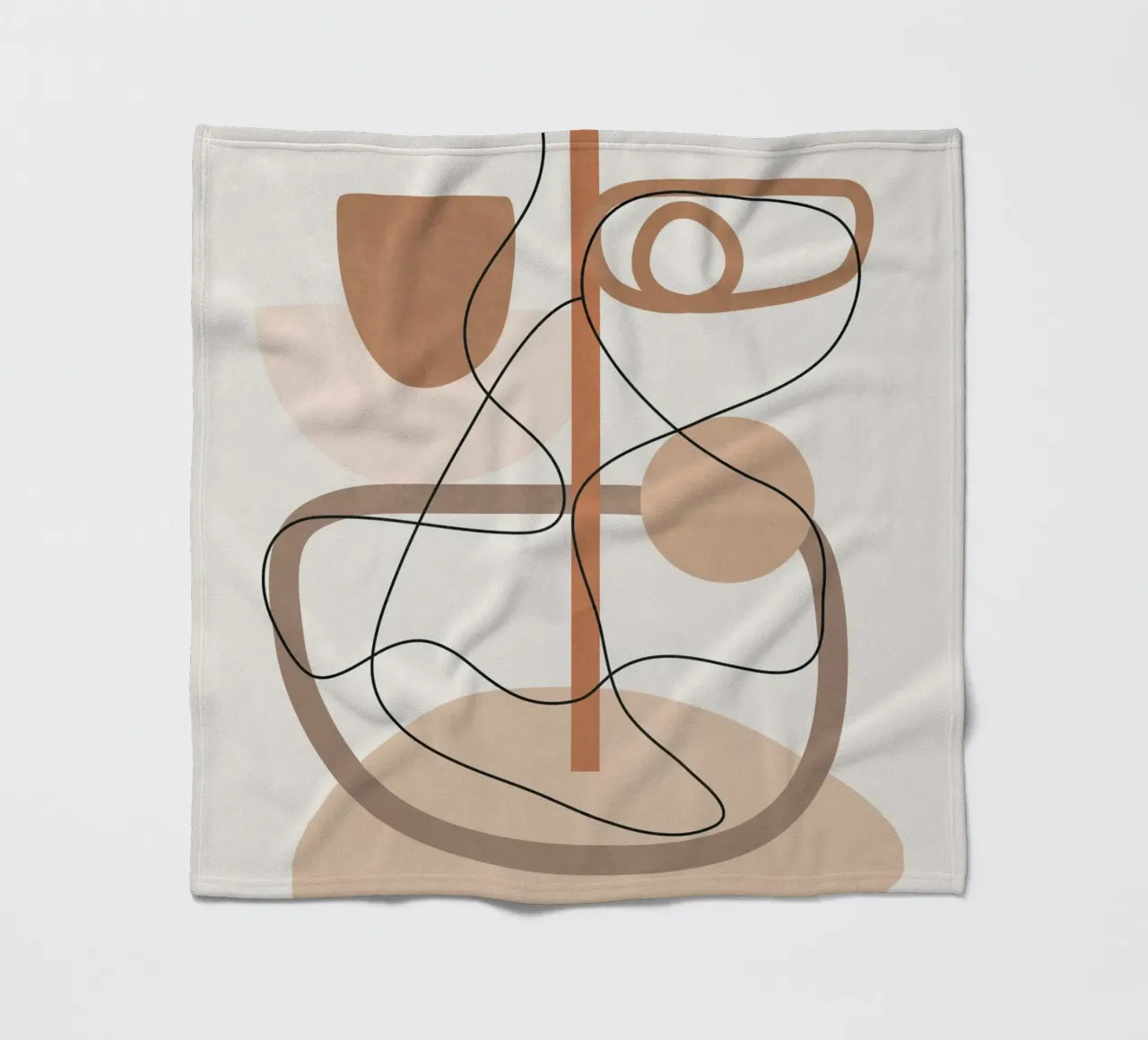 Abstract Line Movement I coperta in pile da cityart