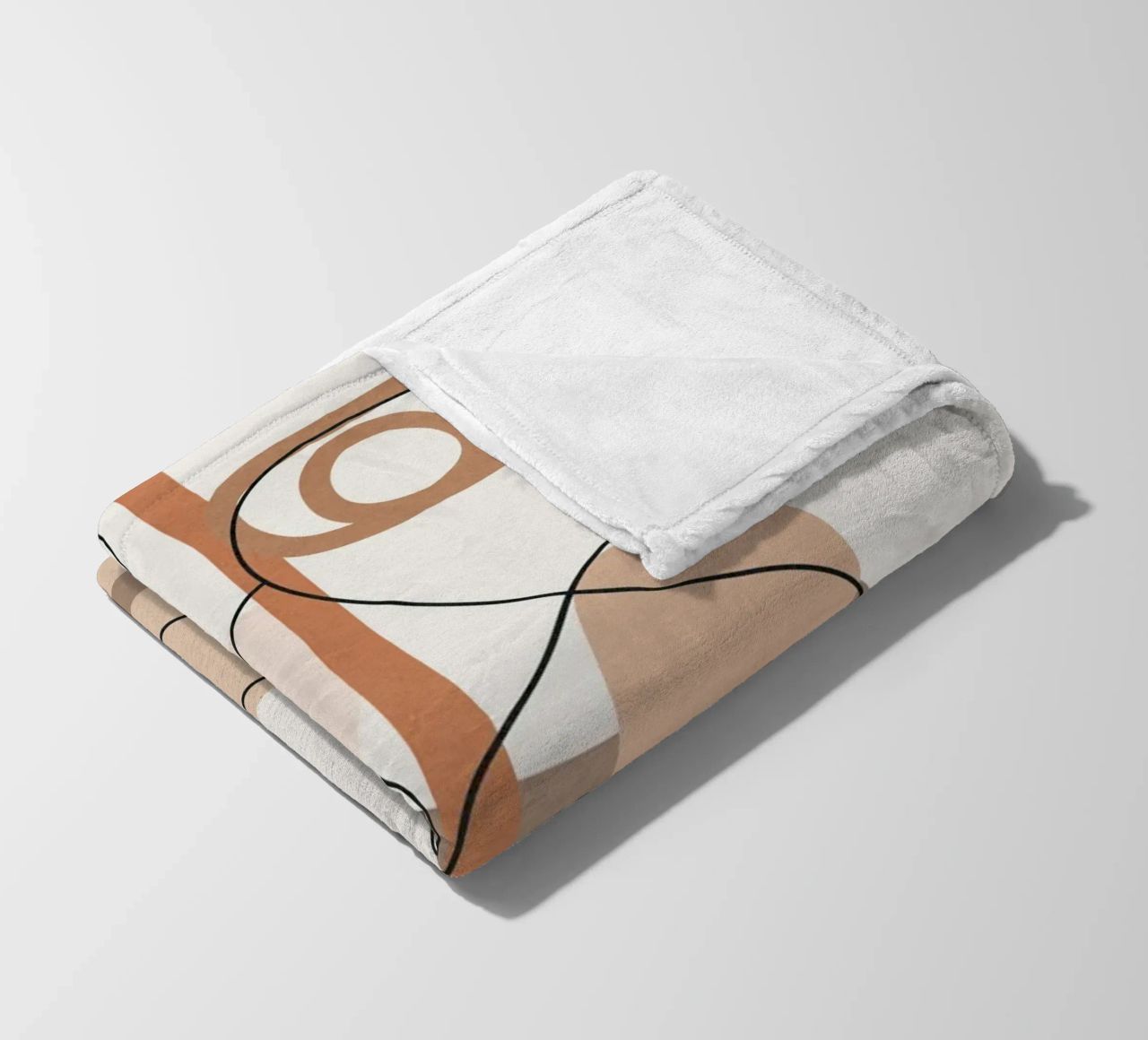 Abstract Line Movement I fleece blanket by cityart
