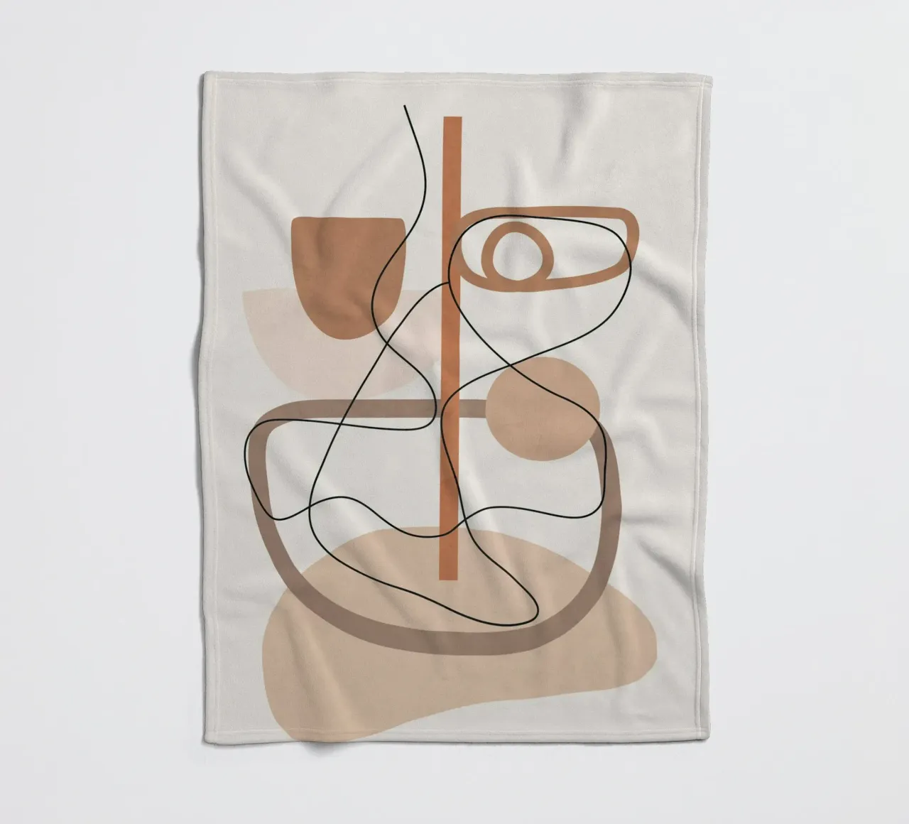 Abstract Line Movement I coperta in pile da cityart