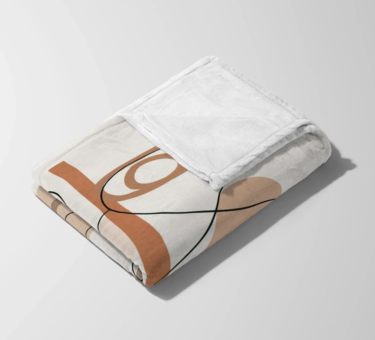 Abstract Line Movement I fleece blanket by cityart