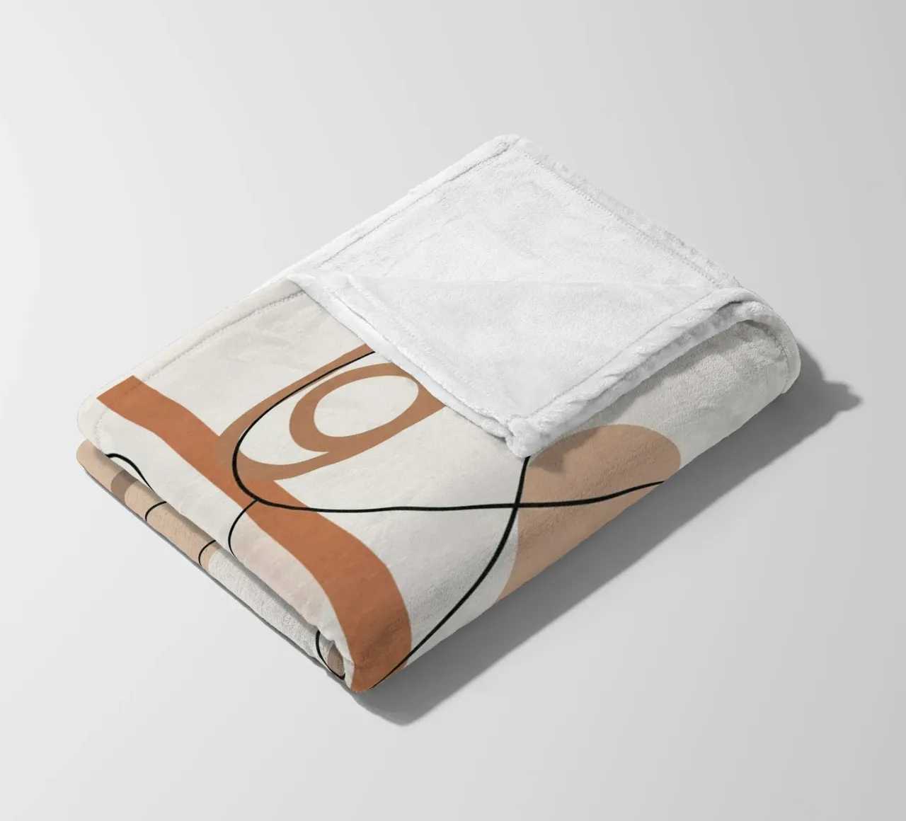 Abstract Line Movement I fleece blanket by cityart