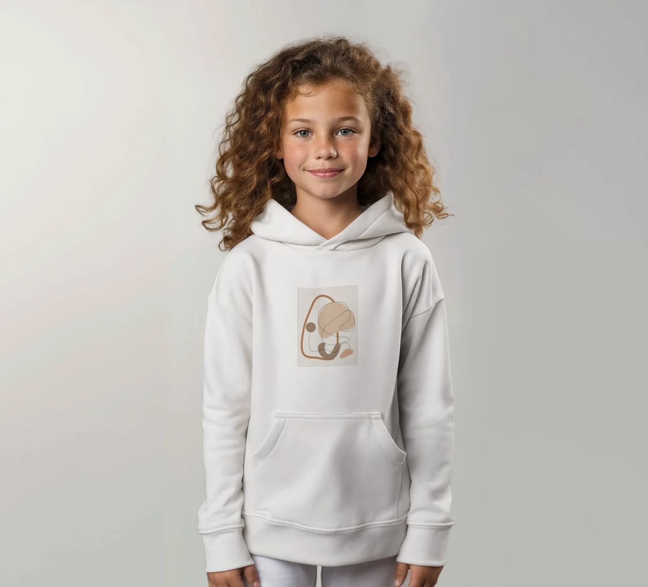 Abstract Line Movement II felpa bambino con cappuccio da cityart