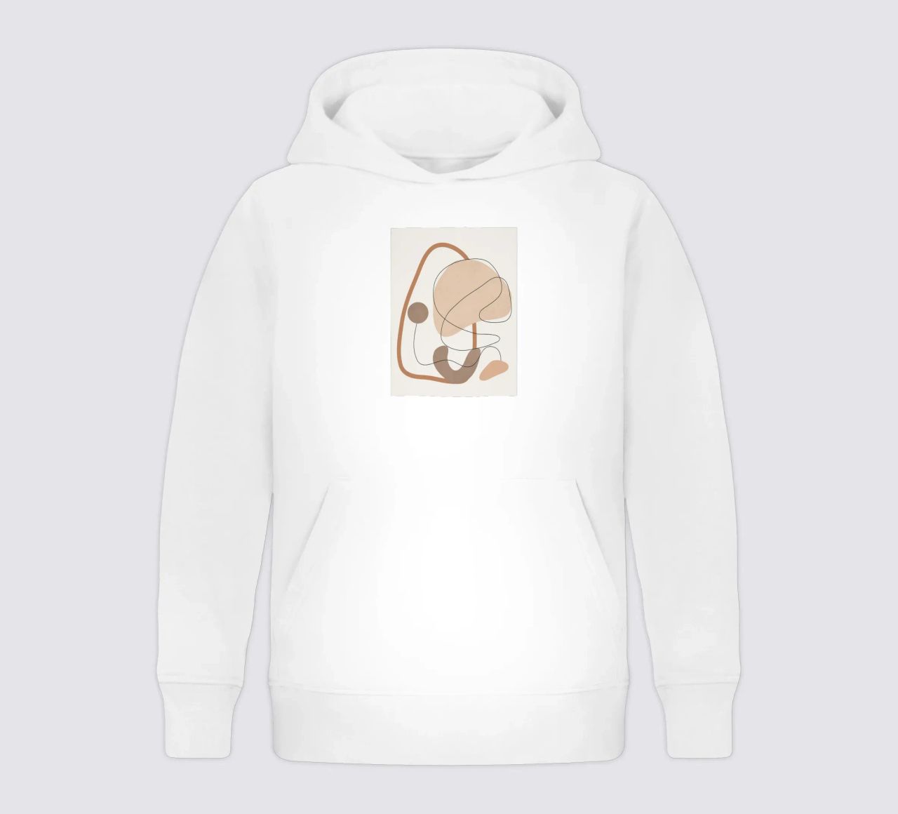 Abstract Line Movement II felpa bambino con cappuccio da cityart