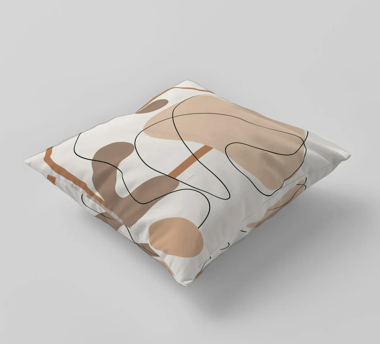 Abstract Line Movement II Kissen von cityart