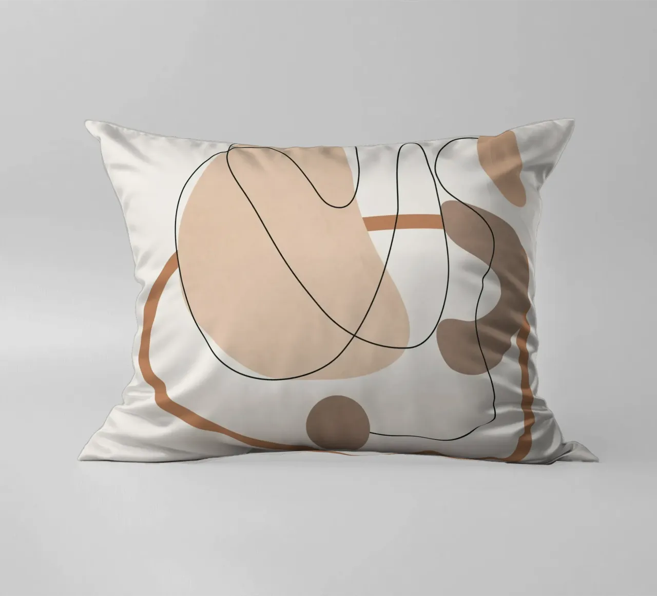 Abstract Line Movement II Kissen von cityart