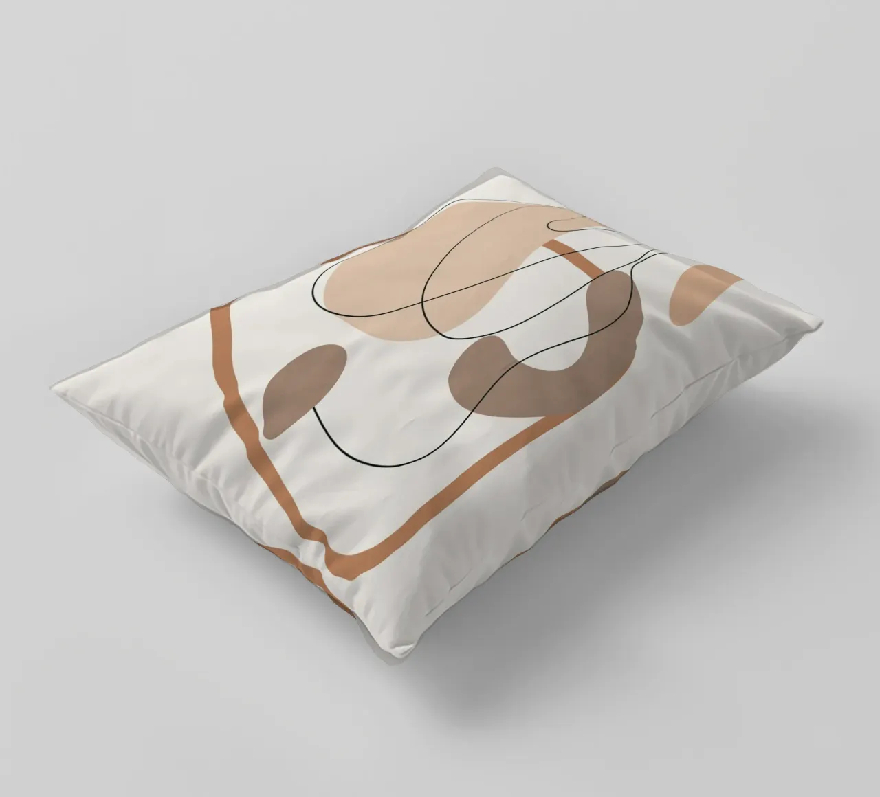 Abstract Line Movement II Kissen von cityart