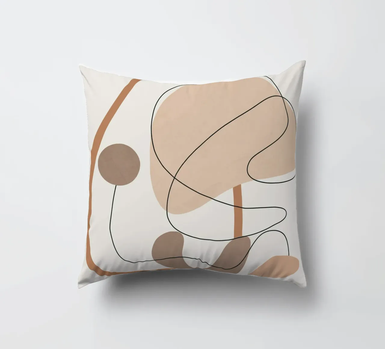 Abstract Line Movement II Kissen von cityart