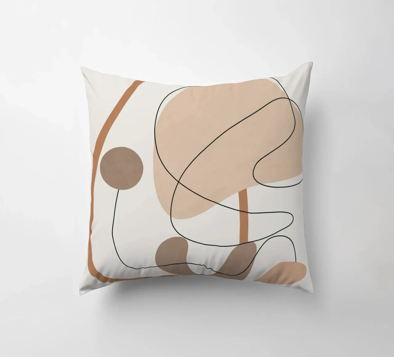 Abstract Line Movement II Kissen von cityart