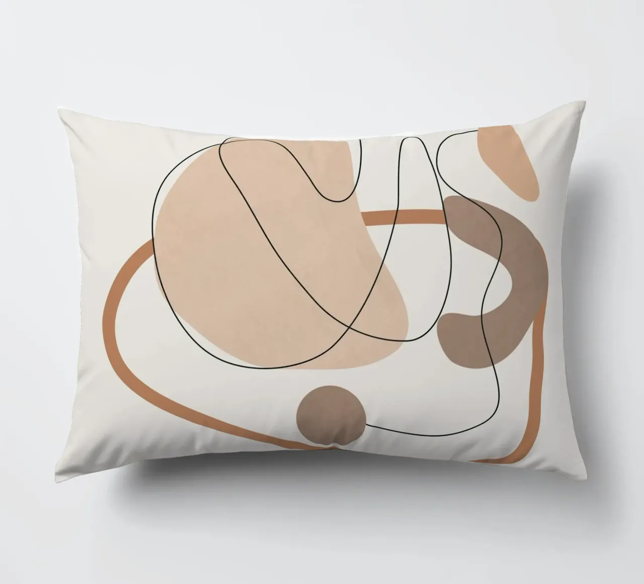 Abstract Line Movement II Kissen von cityart