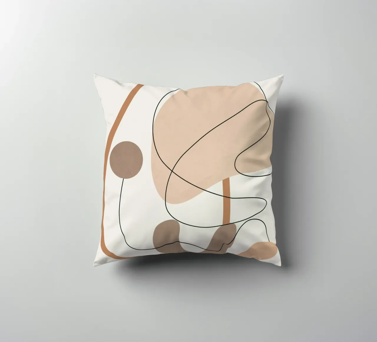 Abstract Line Movement II Kissen von cityart