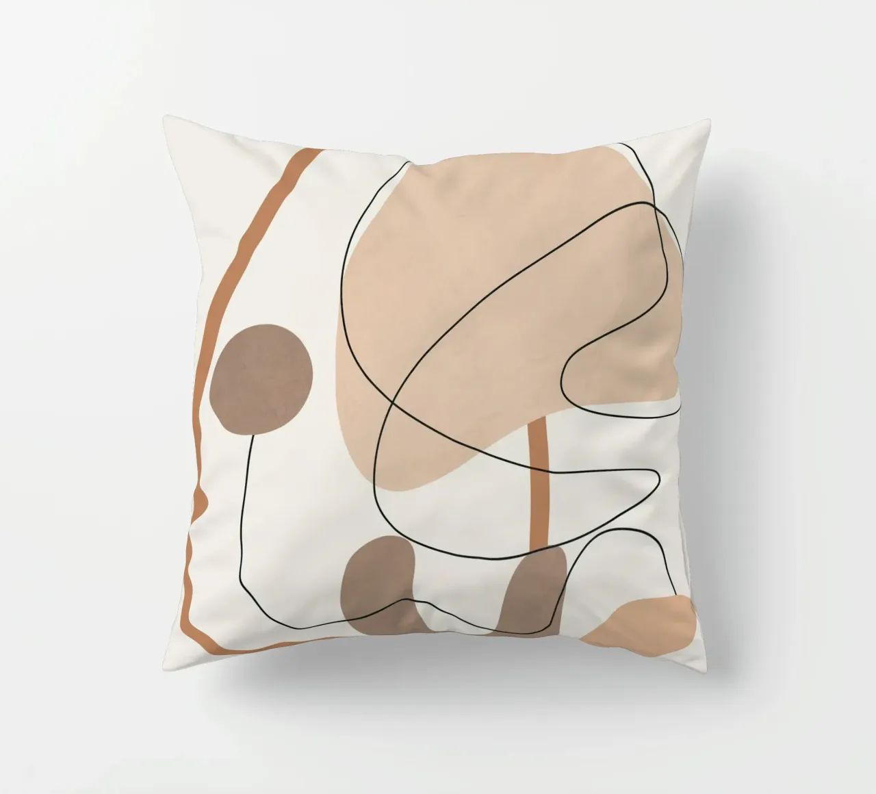 Abstract Line Movement II Kissen von cityart