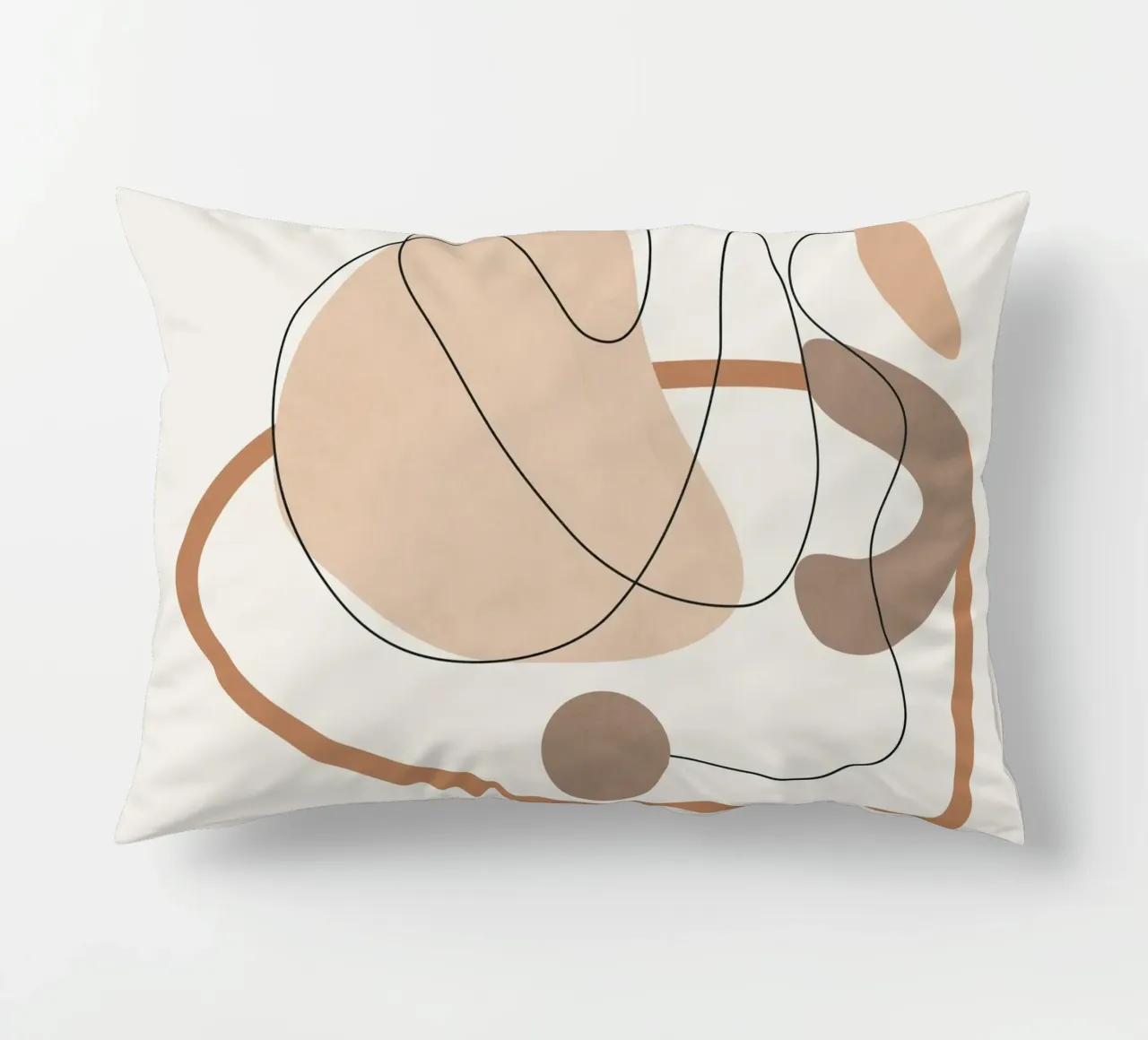 Abstract Line Movement II Kissen von cityart