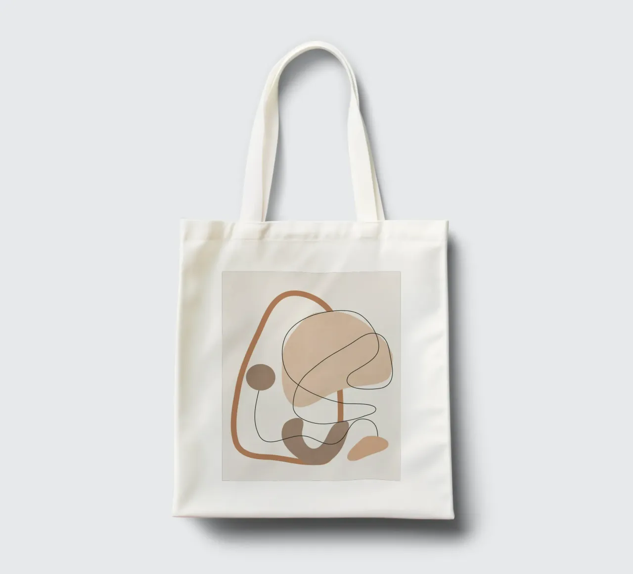 Abstract Line Movement II borsa in juta da cityart