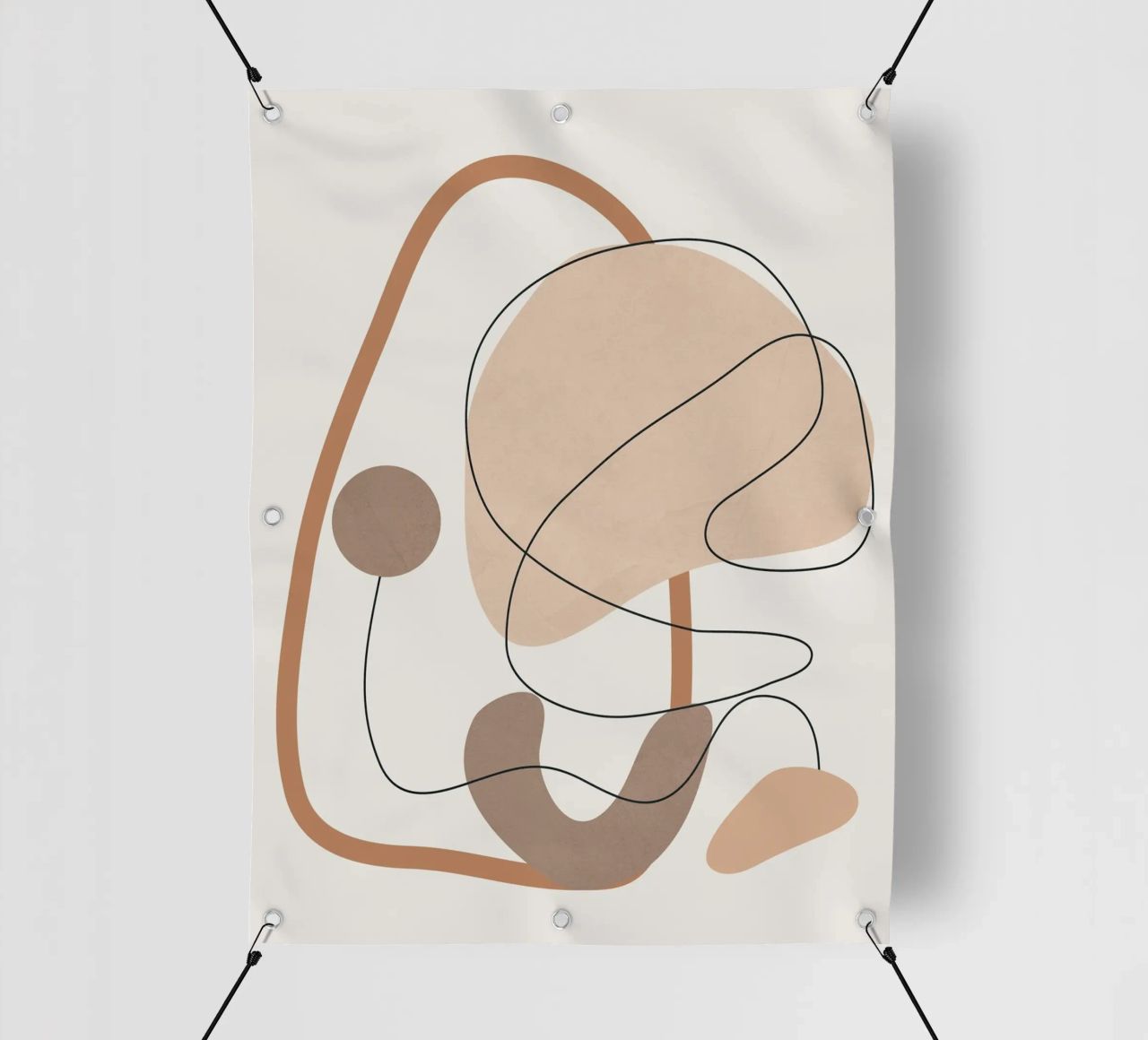 Abstract Line Movement II telo in pvc da cityart