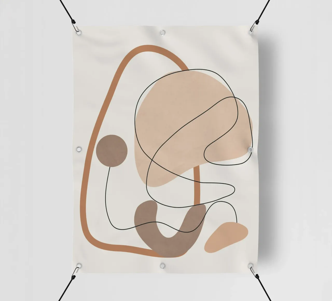Abstract Line Movement II PVC Plane von cityart