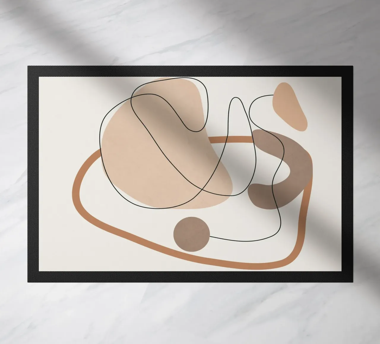 Abstract Line Movement II Fußmatte von cityart