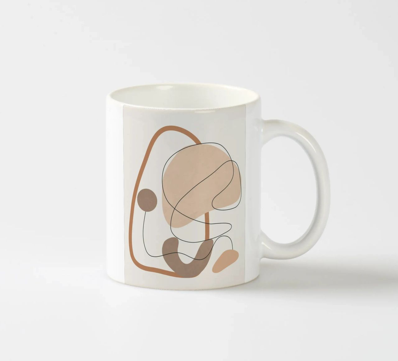 Abstract Line Movement II tazza in ceramica da cityart