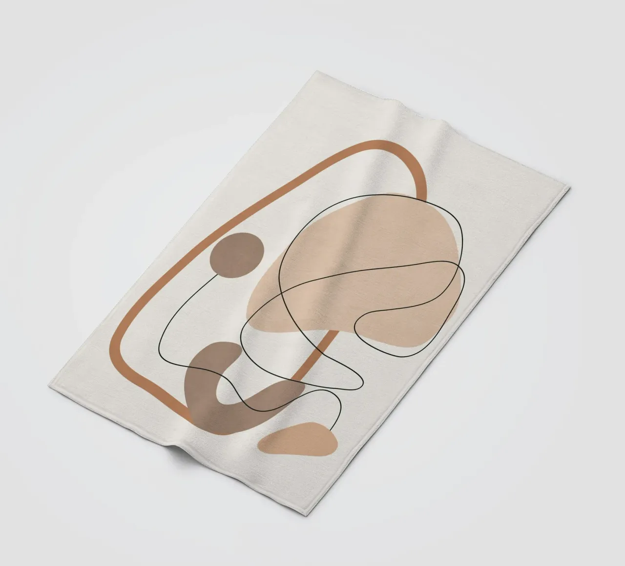 Abstract Line Movement II coperta in pile da cityart