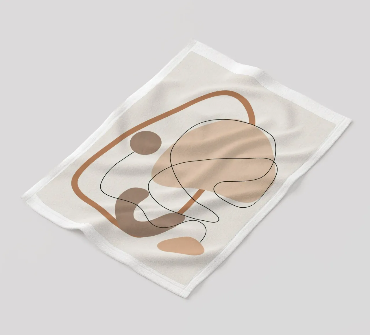 Abstract Line Movement II coperta in pile da cityart