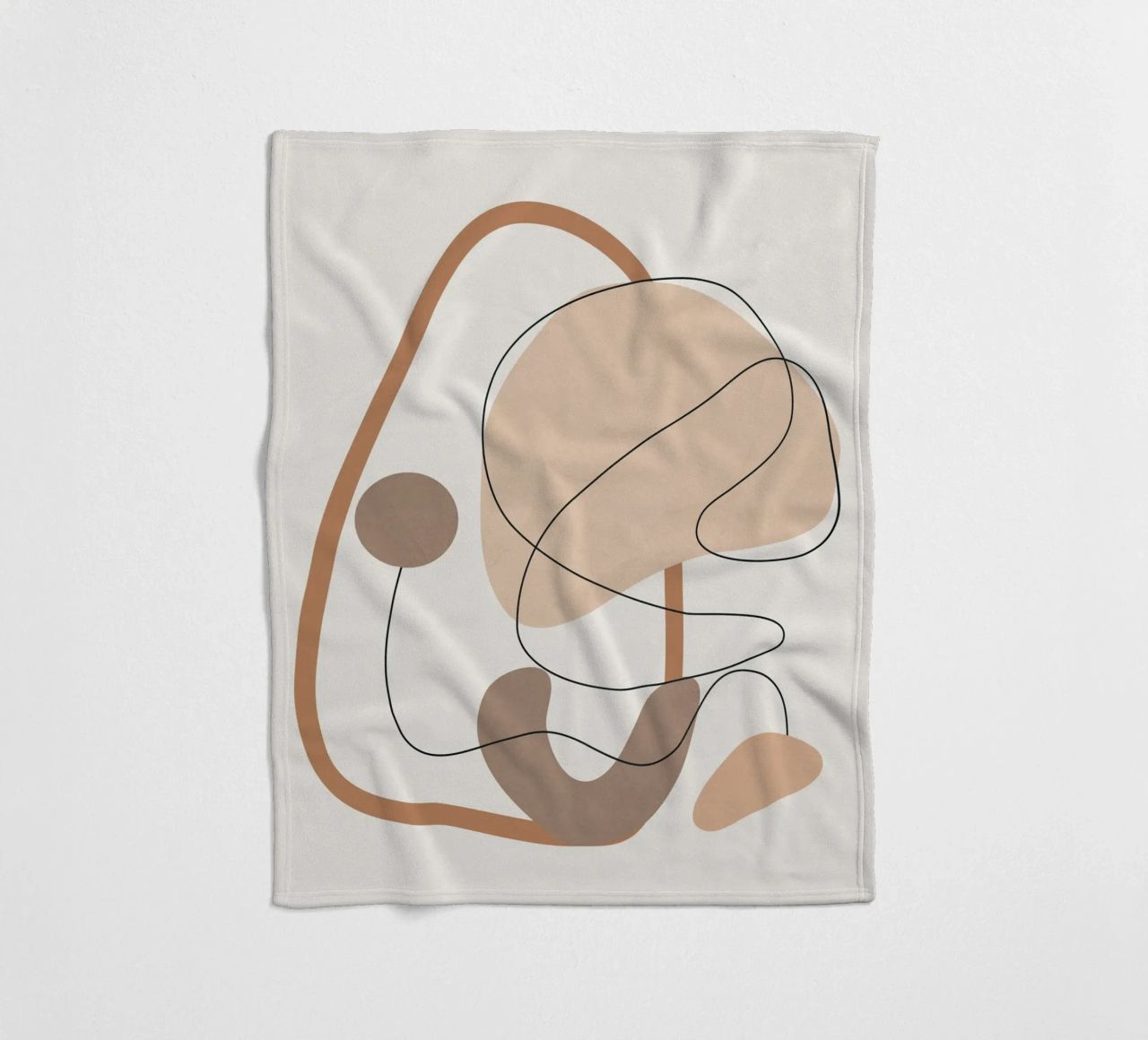 Abstract Line Movement II coperta in pile da cityart