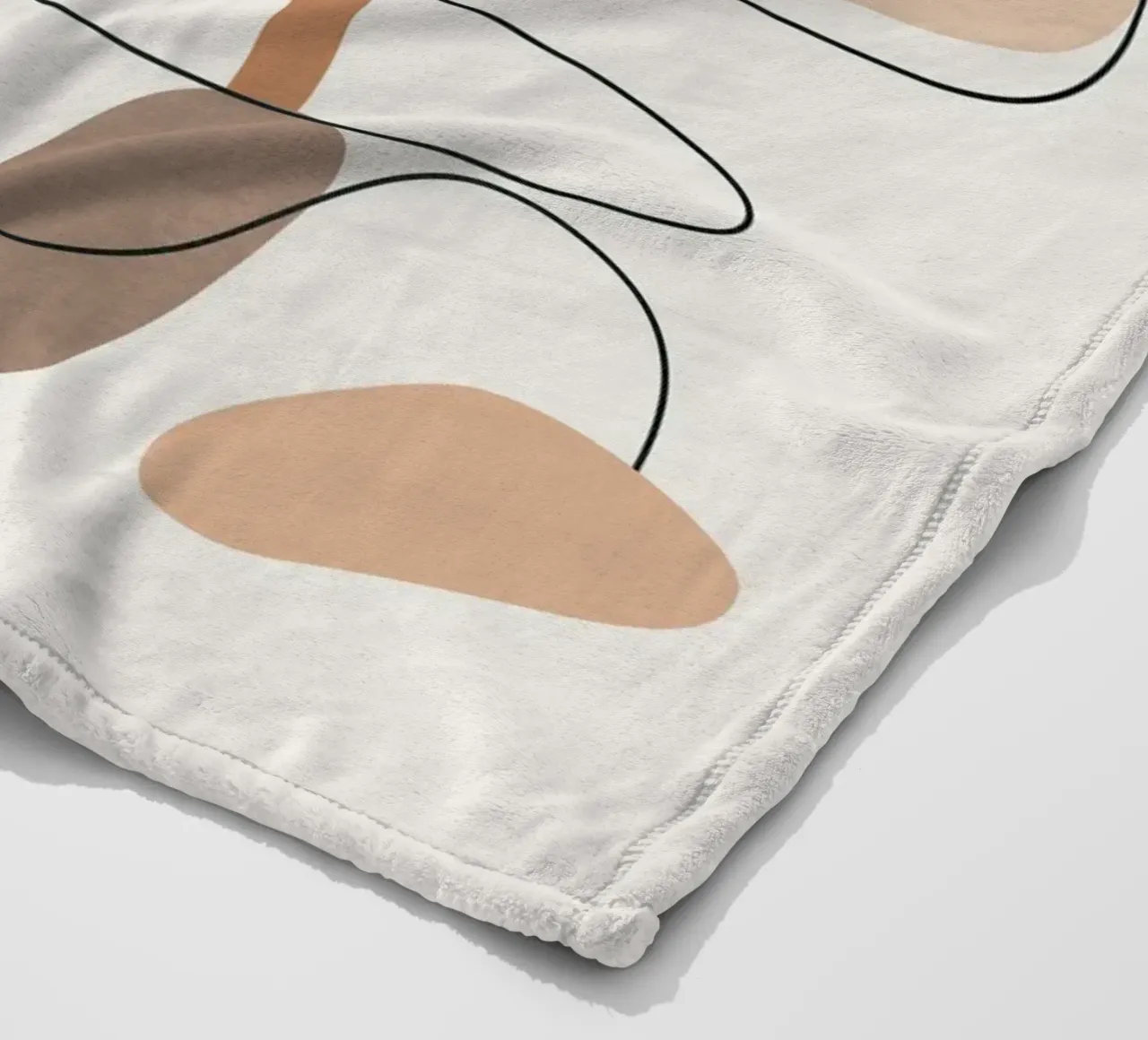 Abstract Line Movement II coperta in pile da cityart