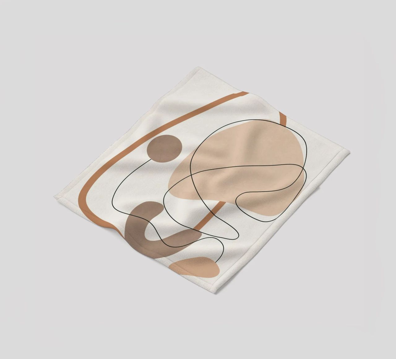 Abstract Line Movement II coperta in pile da cityart