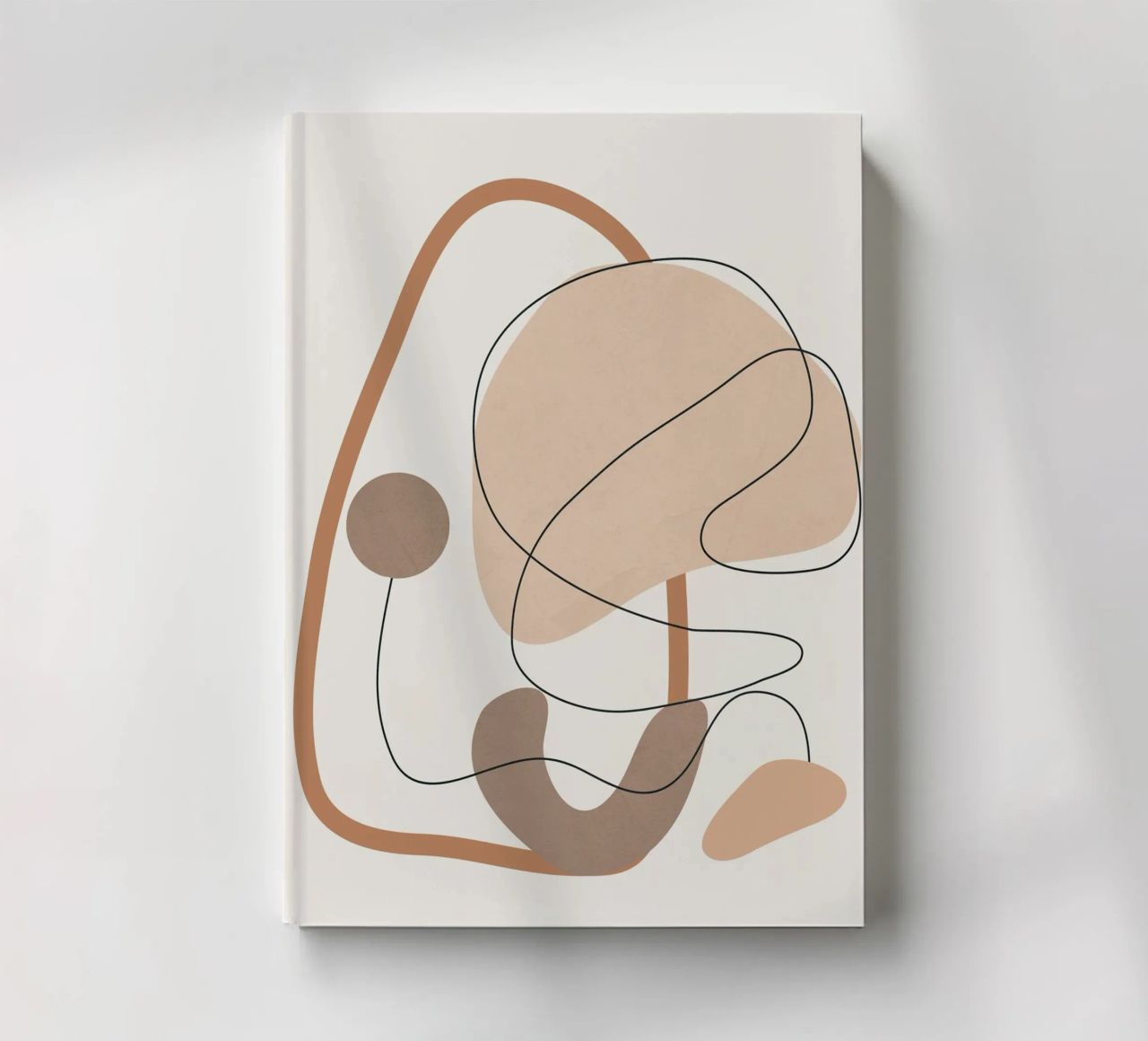 Abstract Line Movement II notebook by cityart