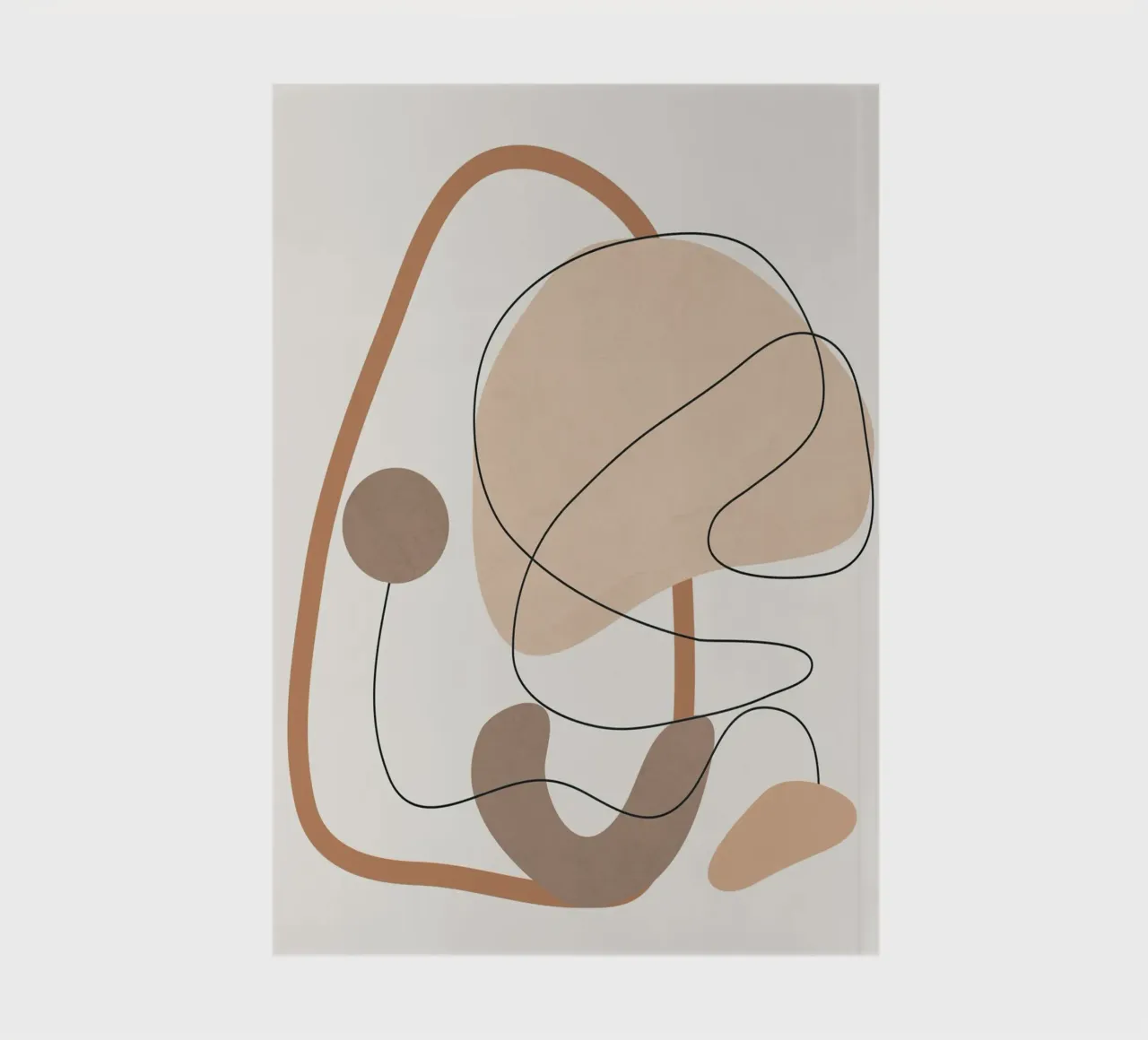 Abstract Line Movement II notebook by cityart