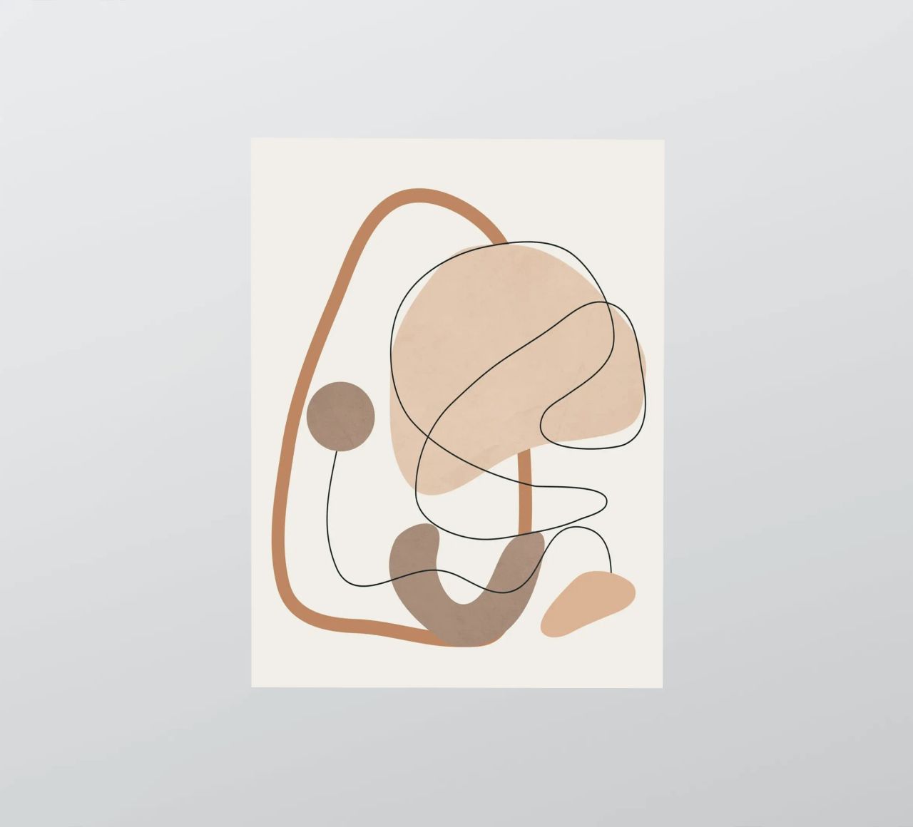 Abstract Line Movement II adesivo da cityart