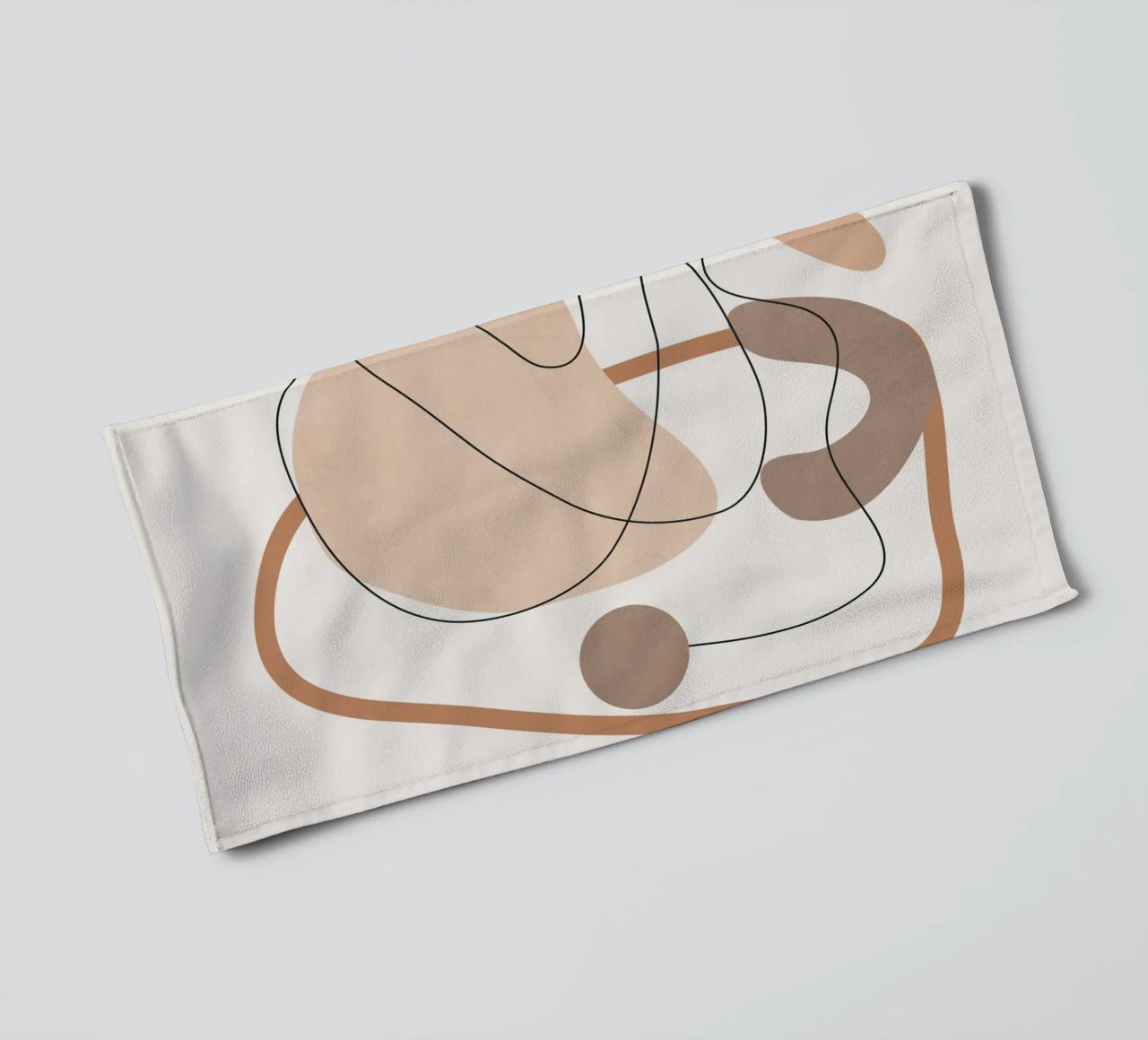 Abstract Line Movement II towel by cityart