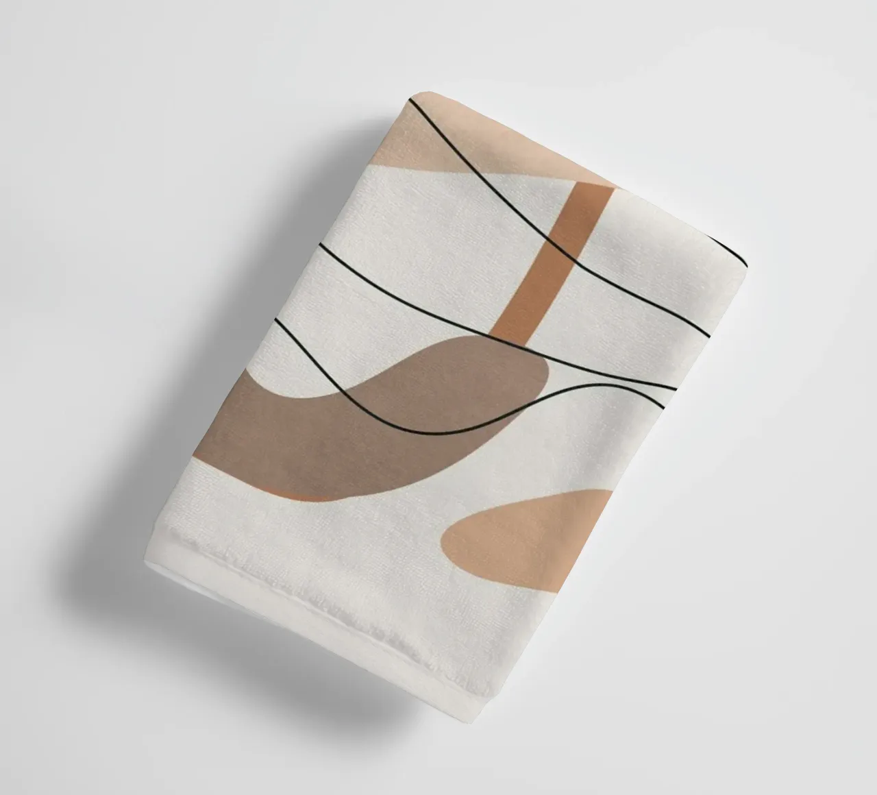 Abstract Line Movement II towel by cityart