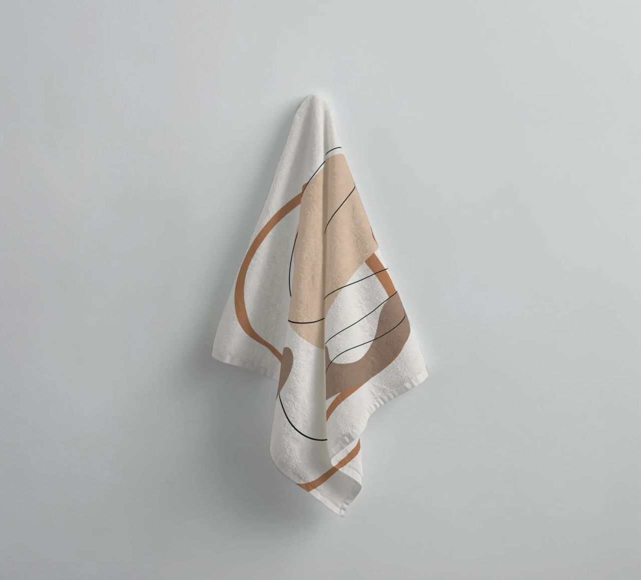 Abstract Line Movement II towel by cityart