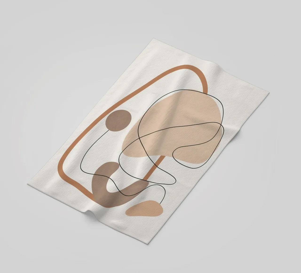 Abstract Line Movement II telo mare da cityart