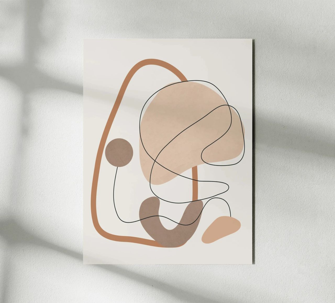 Abstract Line Movement II alluminio dibond da cityart
