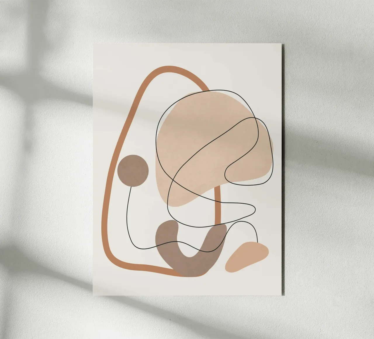 Abstract Line Movement II Alu-Dibond von cityart