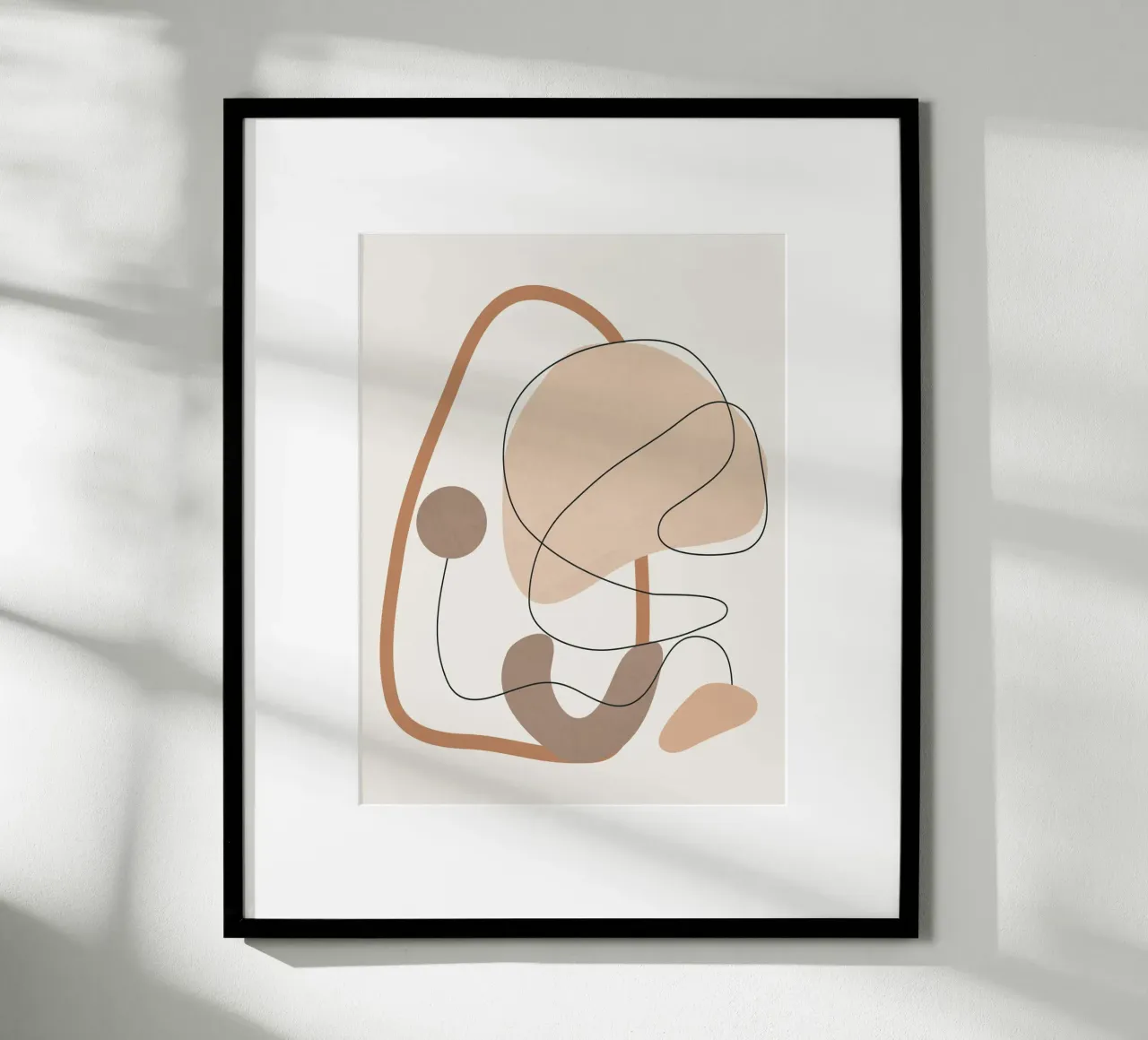Abstract Line Movement II carta hahnemühle da cityart
