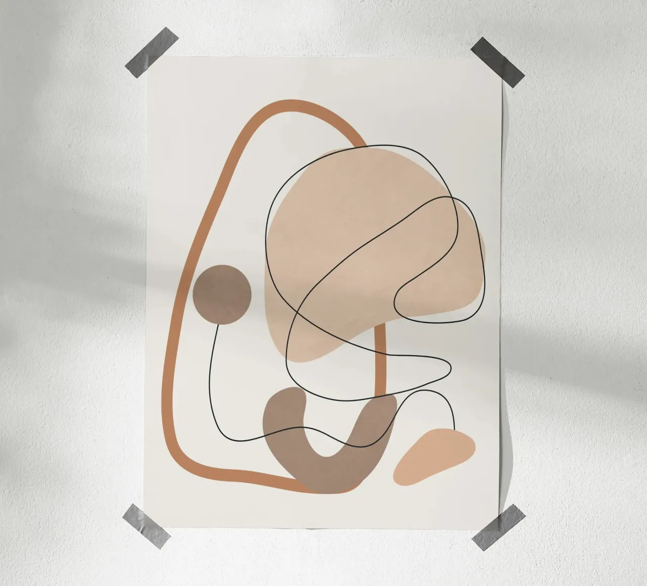 Abstract Line Movement II poster de cityart