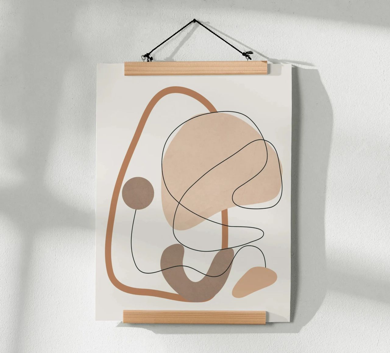 Abstract Line Movement II poster da cityart