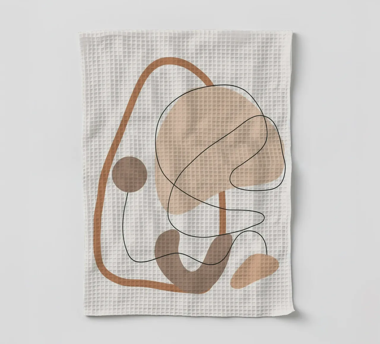 Abstract Line Movement II torchon de cityart