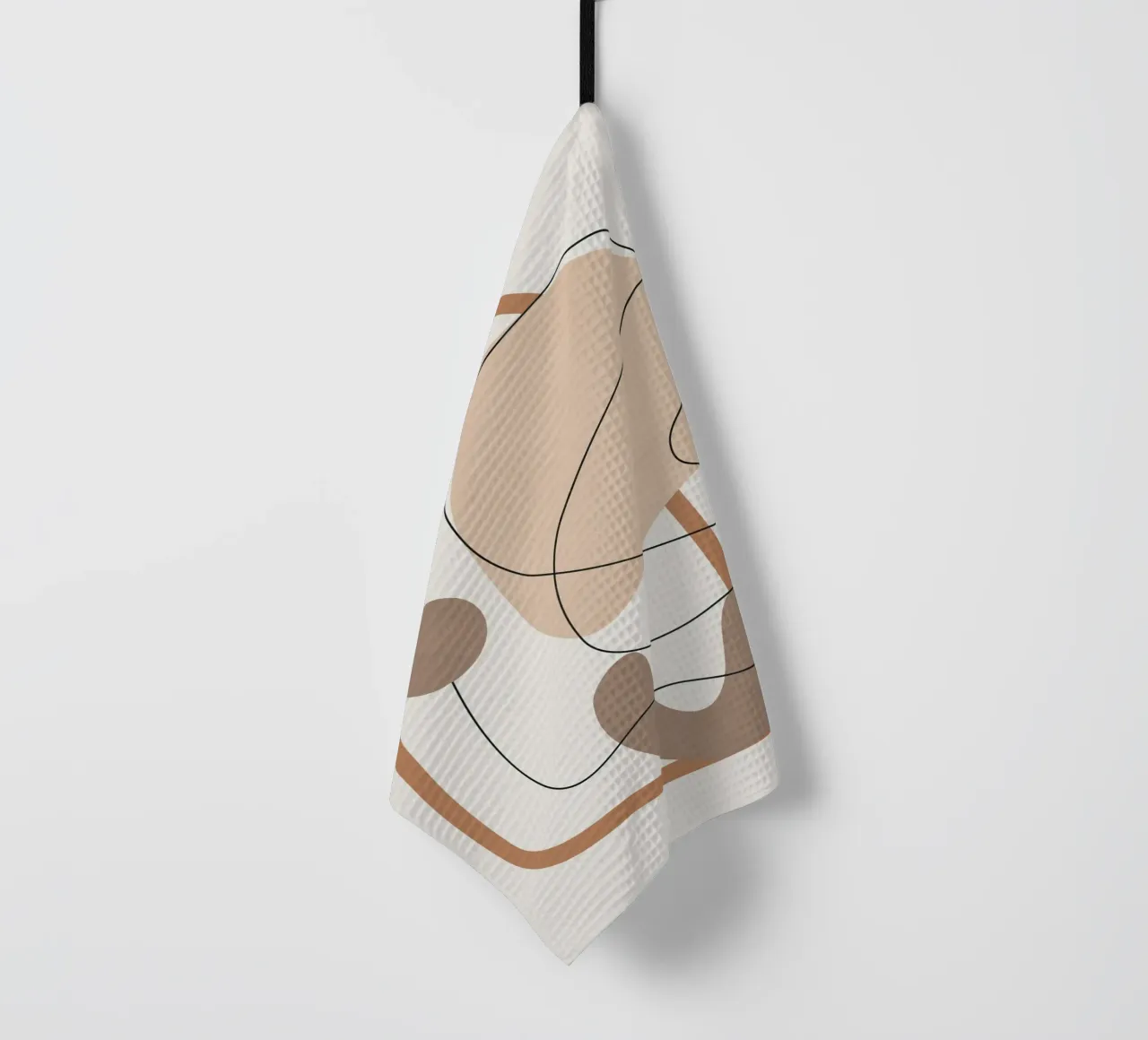 Abstract Line Movement II tea towel by cityart