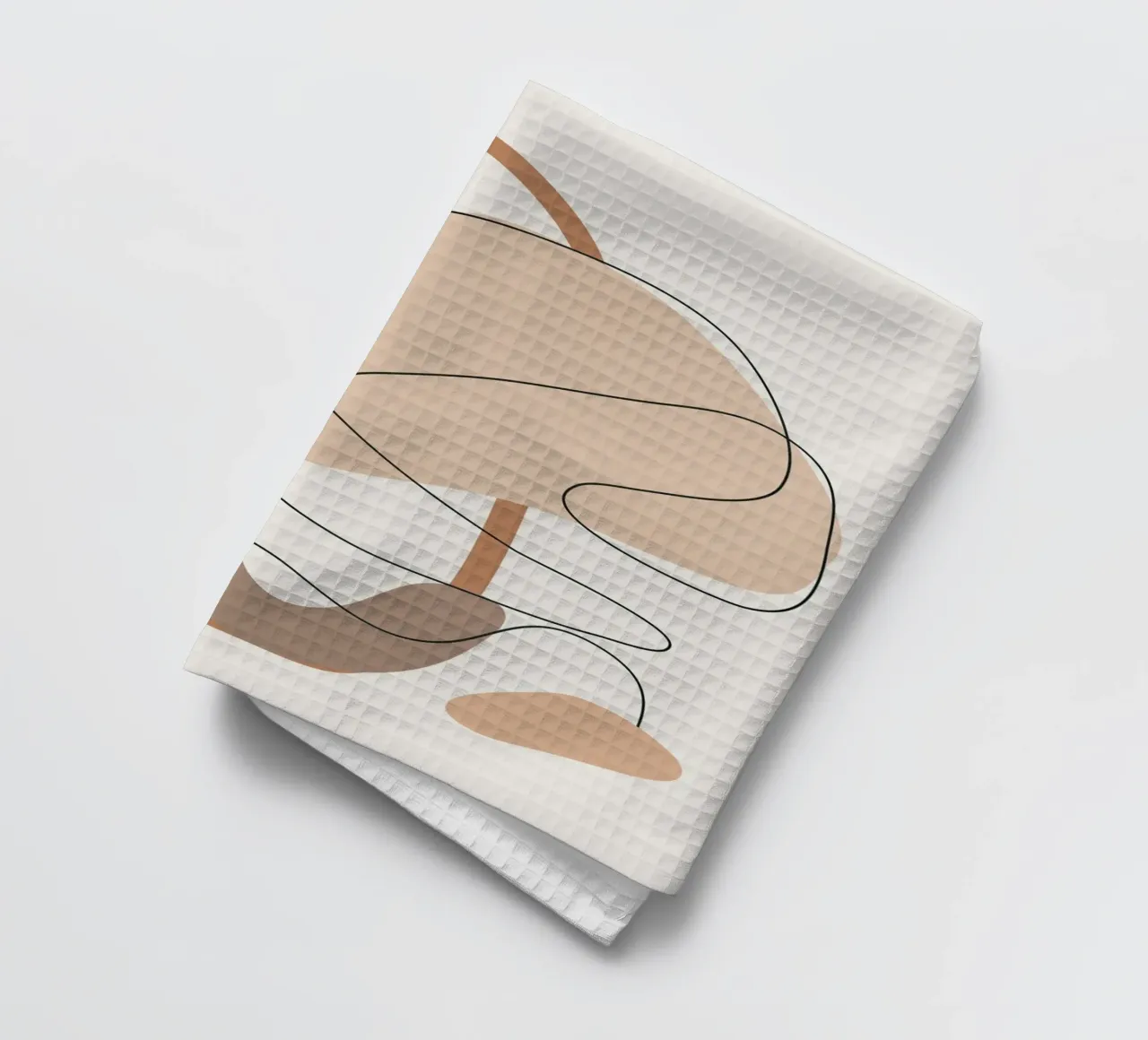 Abstract Line Movement II torchon de cityart