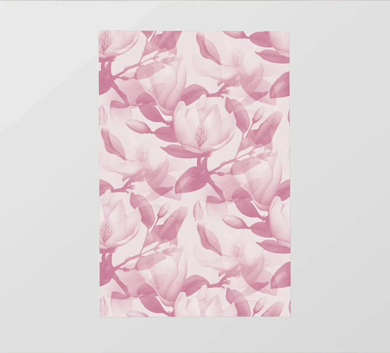 Magnolia rosa tenue telo in pvc da SilverPegasus