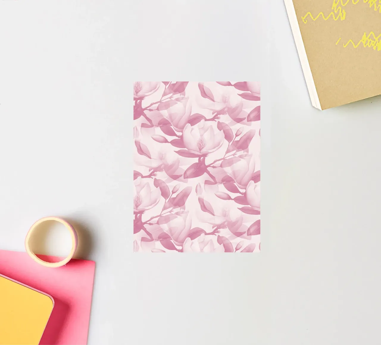 Magnolia Muted Pink sticker by SilverPegasus