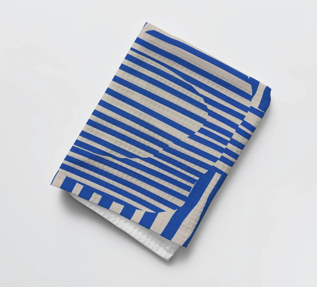 Linea e striscia blu canovaccio da cucina da Little Dean