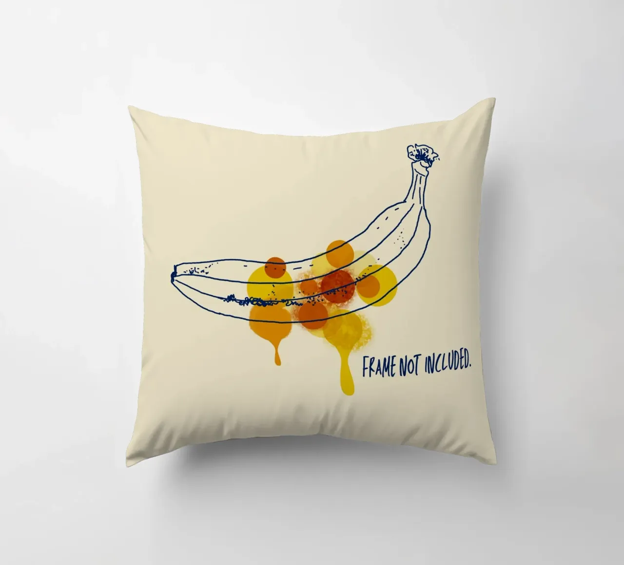 Banana cuscino da Indigo Rain