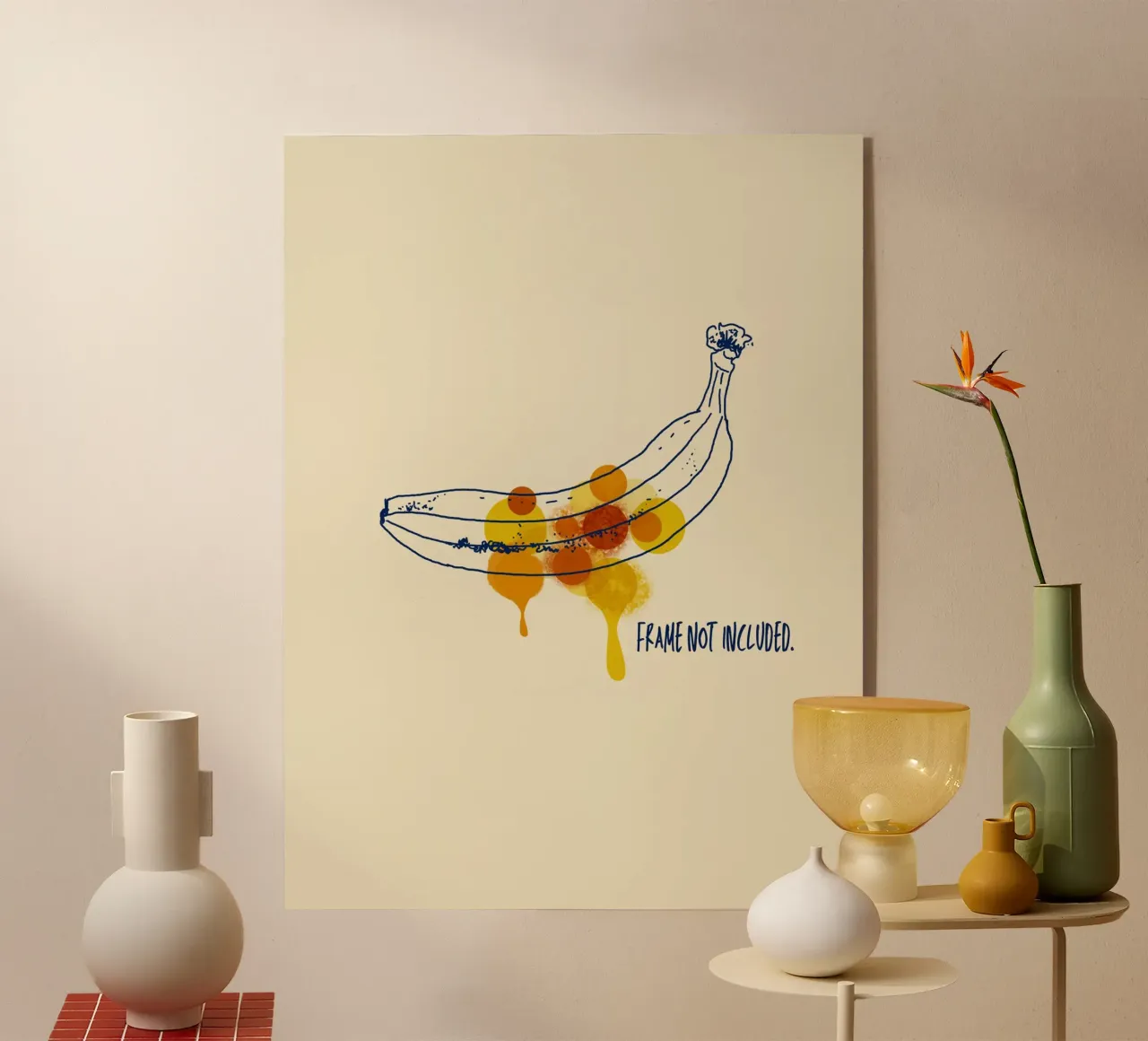 Banana plexiglass da Indigo Rain