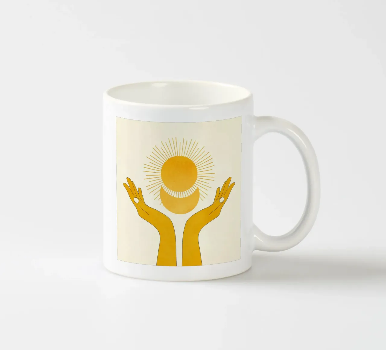 Holding the Light tazza in ceramica da Nadjaa